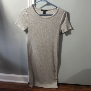 Gray bodycon dress